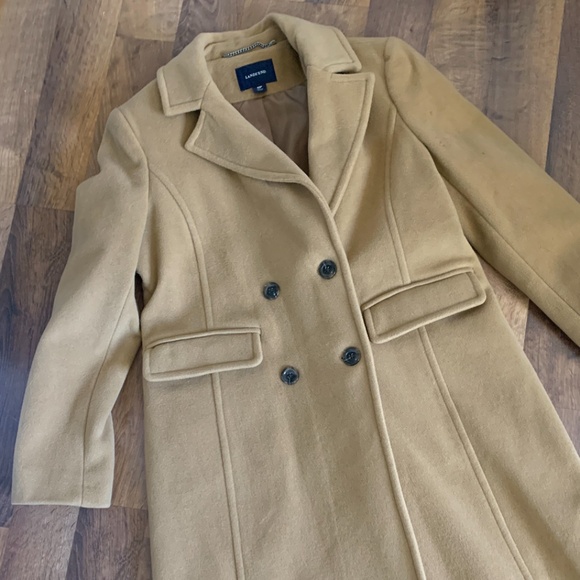 Lands' End Wool Cashmere Coat - Picture 3 of 15